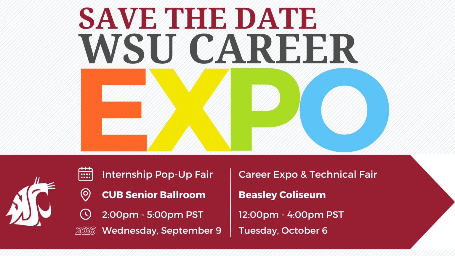 WSU Career Expo Academic Success & Career Center Washington State
